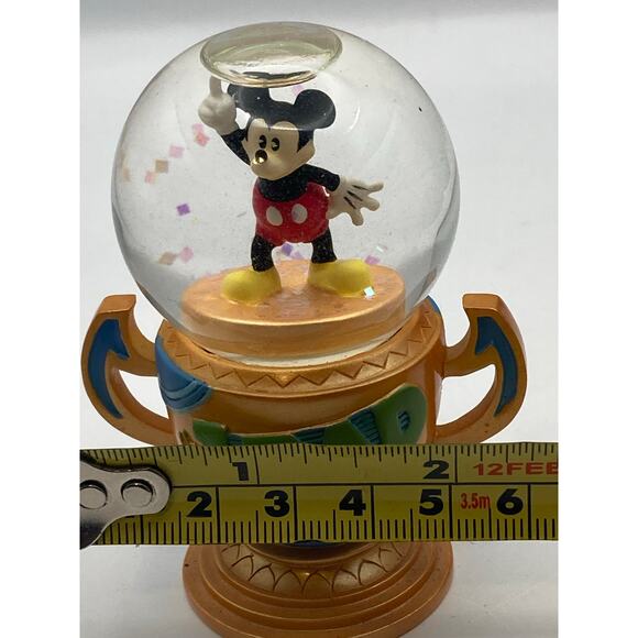 Disney Mickey Mouse Snow Globe Number 1 Dad 3.25" Tall - Picture 8 of 8